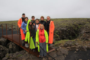 SpartanNash CEO Tony Sarsam and family members traveling in Iceland in 2021